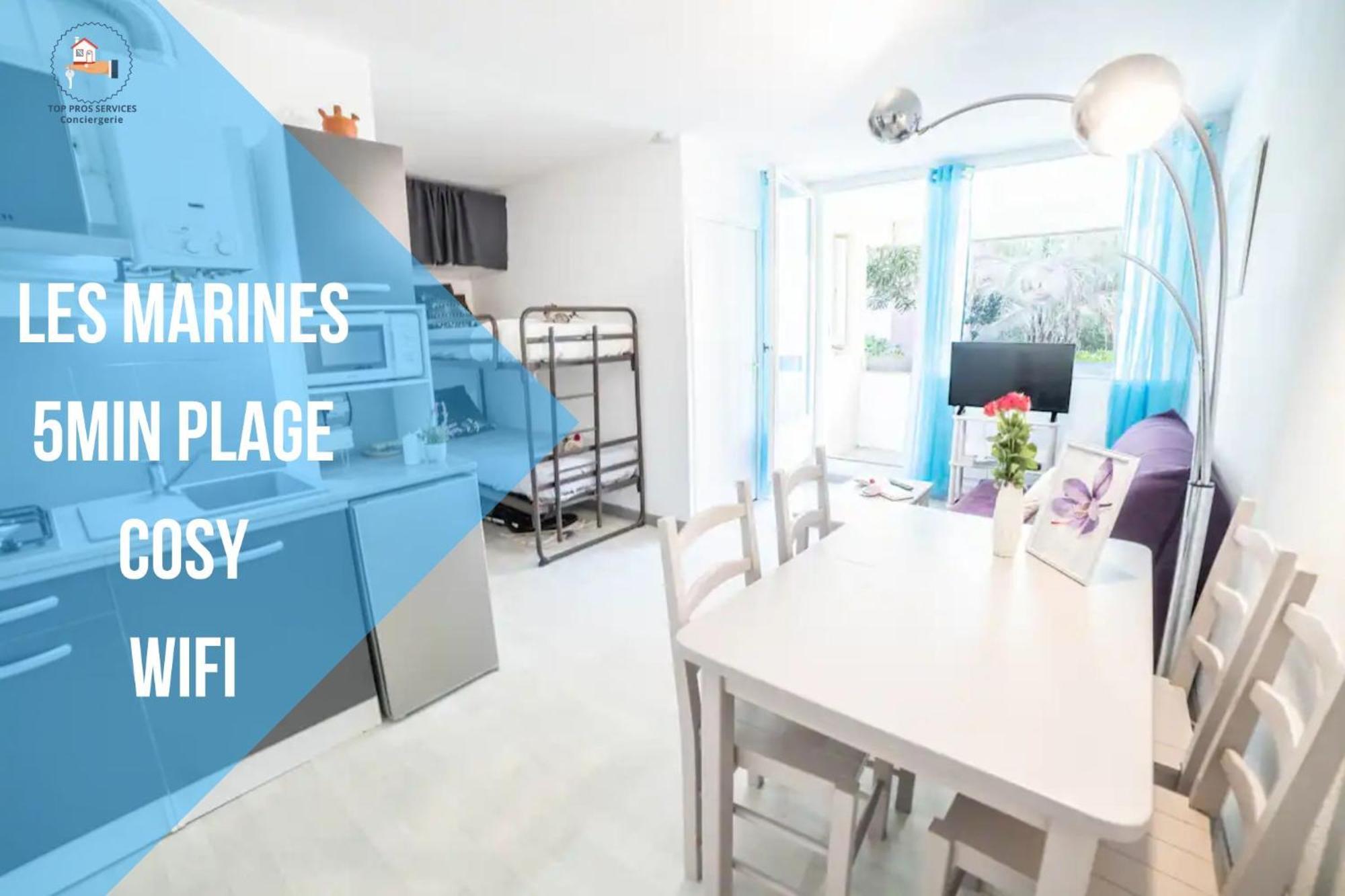 Les Marines Port 2 Min Plage Camargue- Top Pros Services Conciergerie La Grande Motte Mauguio Exterior foto